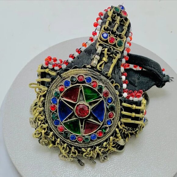 Afghan Kuchi Head Wear, Handcrafted Headpiece, Tribal Hair Jewelry main image 9